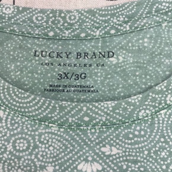 LUCKY BRAND Women's Top PLUS SIZE - Picture 3 of 5